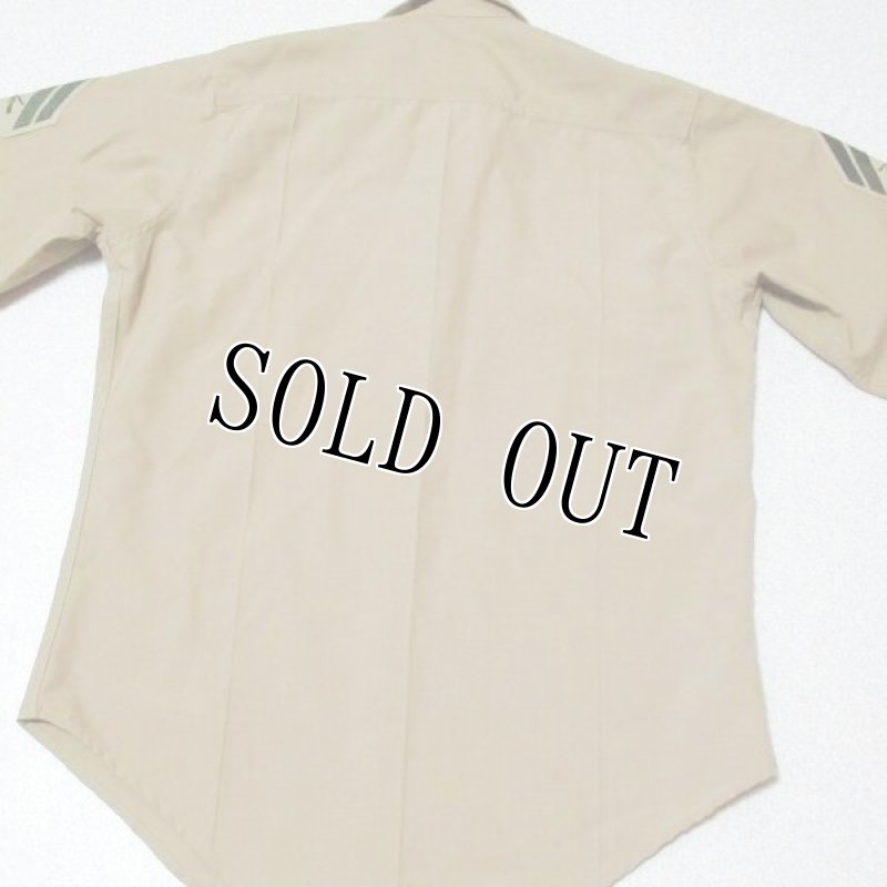 画像3: 米軍実物,USMC　サービスドレス長袖シャツ　15 1/2　34 (3)