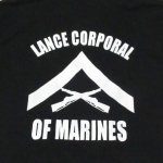 画像3: 米軍放出品 USMC　LANCE CORPORAL　スウェットパーカー　MEDIUM (3)