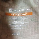 画像4: 米軍放出品,Crye Precision　G4　コンバットパンツ マルチカム 32SHORT (4)