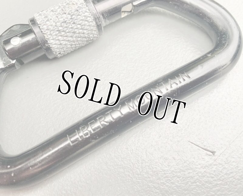 画像4: 米軍実物 LIBERTY MOUNTAIN リバティマウンテン  LOCKING Dカラビナ BLACK  (4)