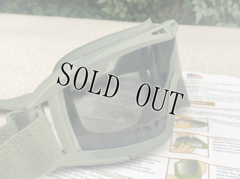 画像8: 米陸軍実物 REVISION  APEL ゴーグル フォリッジグリーン 防弾 レンズセット (8)