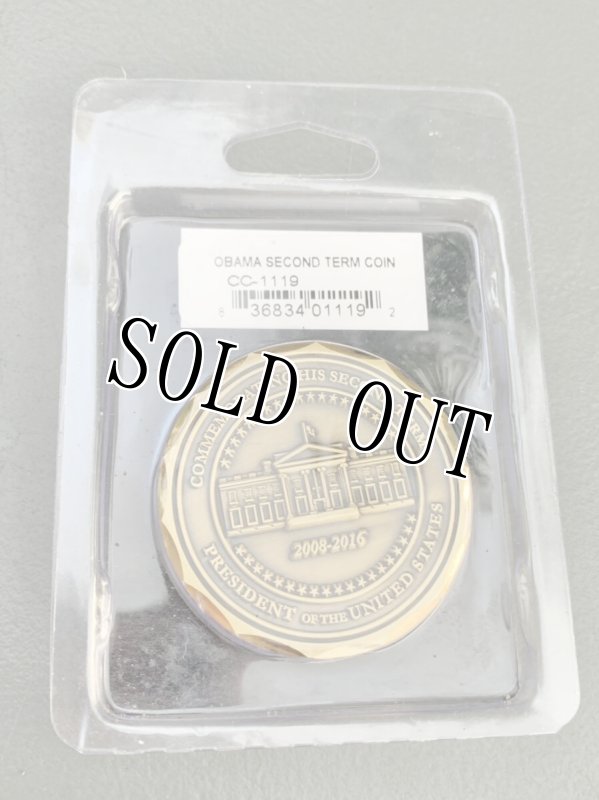 画像4: 米軍放出品 チャレンジ コイン OBAMA SECOND TERM コイン (4)