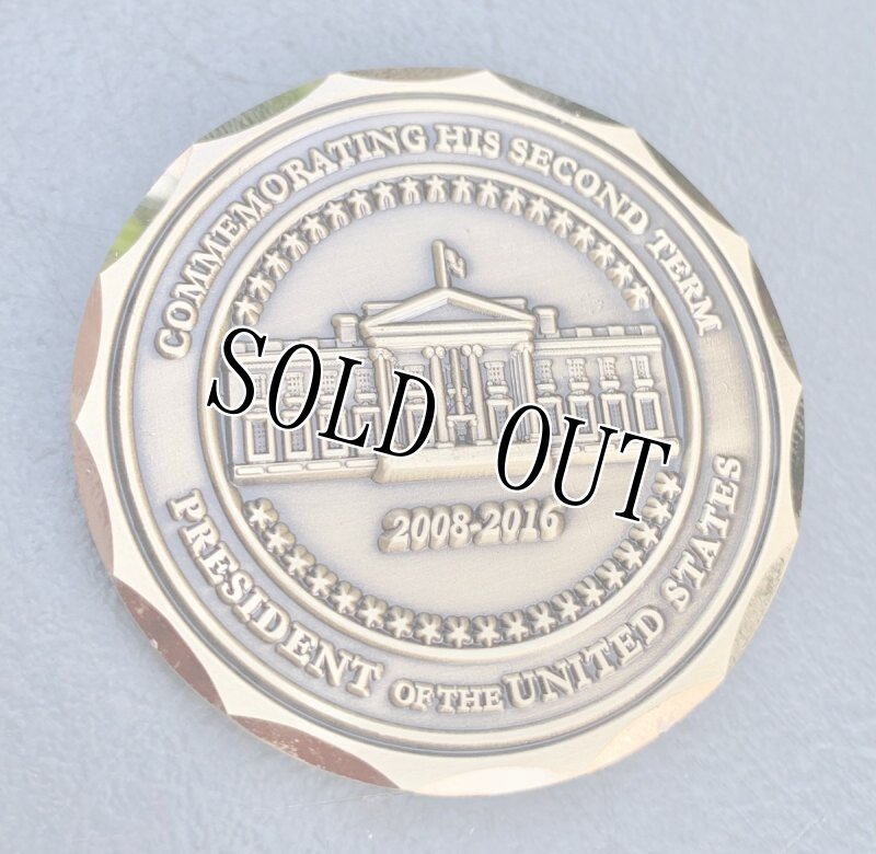 画像2: 米軍放出品 チャレンジ コイン OBAMA SECOND TERM コイン (2)