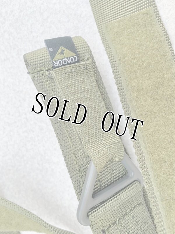 画像3: 米軍放出品 CONDOR リガー ベルト　OD　L/XL (3)