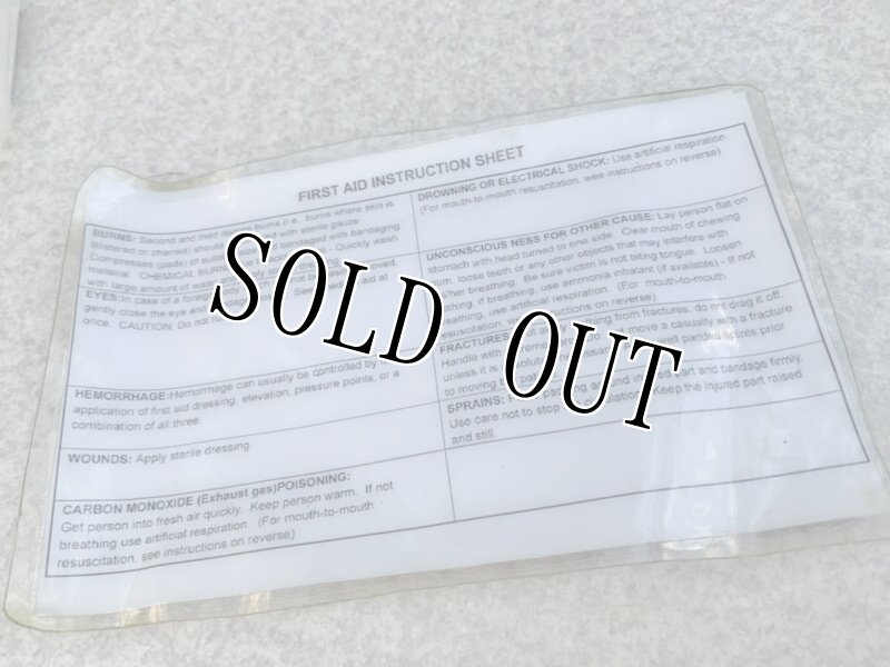 画像9: 米軍実物 FIRST AID KIT GENERAL PURPOSE  ファーストエイド (9)