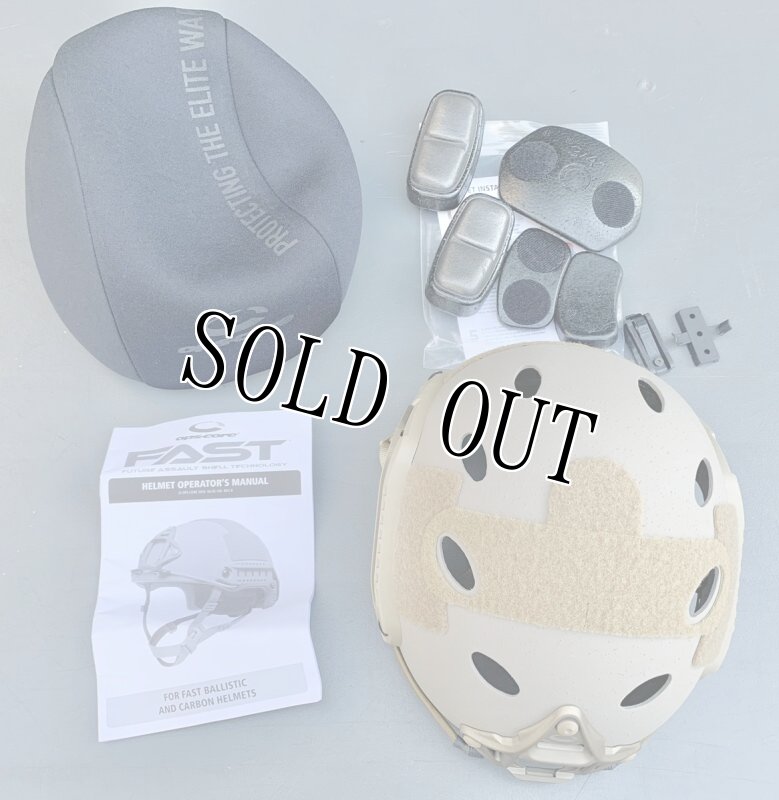 画像19: 米軍実物 OPS-CORE FAST CARBON HIGH CUT ヘルメット L (19)