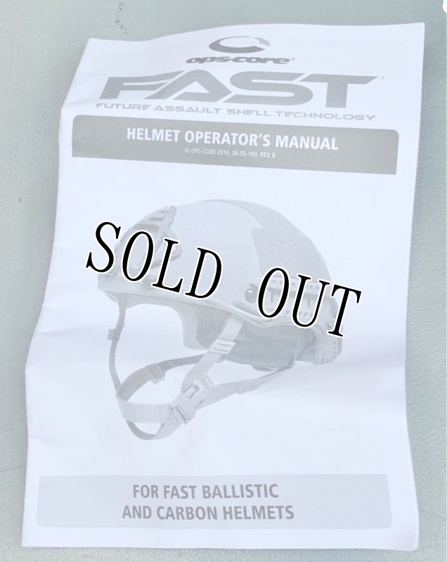 画像17: 米軍実物 OPS-CORE FAST CARBON HIGH CUT ヘルメット L (17)