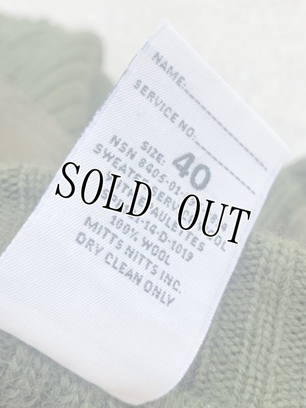 画像5: 米軍実物 USMC ウール コマンドセーター DSCP製 40 (5)