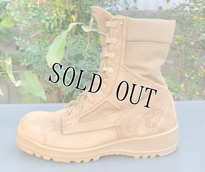 画像2: 海兵隊実物 BATES デザートマーパットブーツ  10.5 R (2)