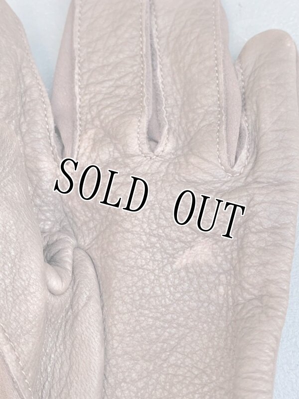 画像2: 米陸軍実物 Anti-contact レザー グローブ　ブラウン (2)