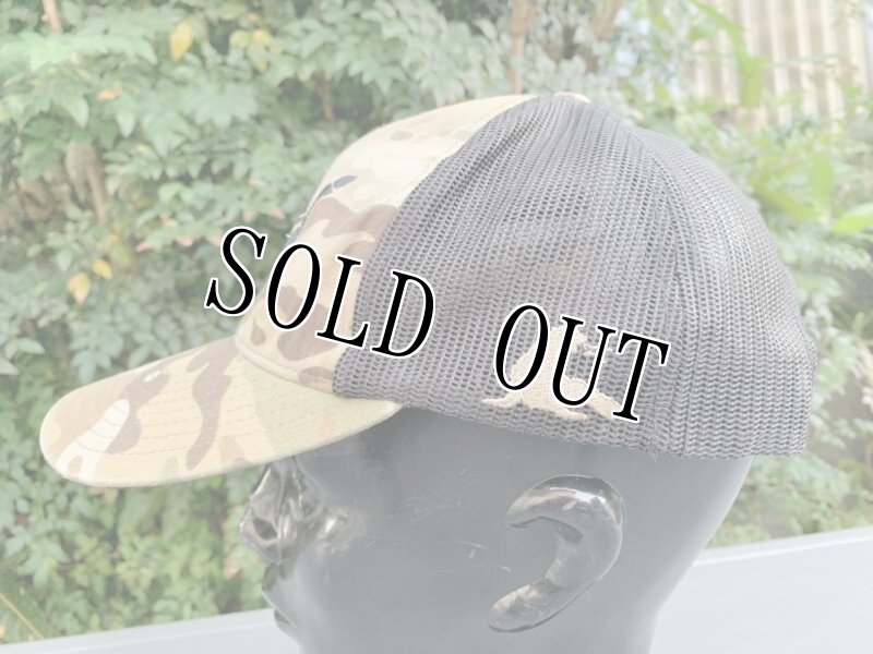 画像3: 米軍放出品 BONE SHAKA キャップ マルチカム (3)