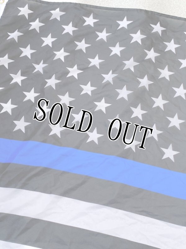 画像2: 米軍放出品 星条旗 フラッグ シンブルーライン  アメリカ (2)