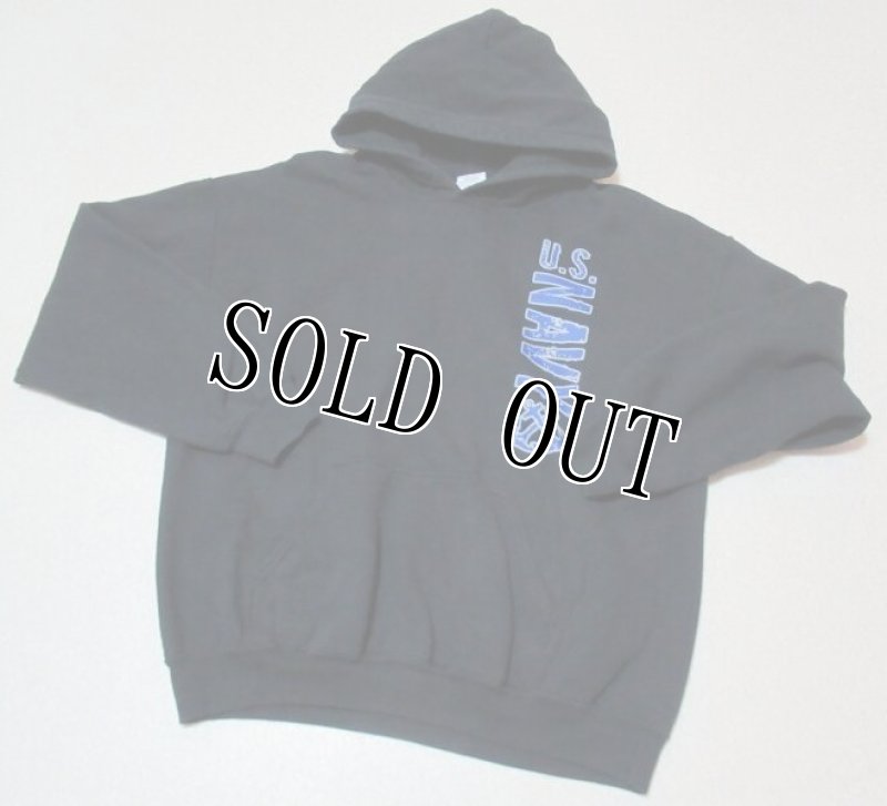 画像2: 米軍放出品 US NAVY スウェットパーカー LARGE (2)