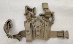 画像2: 米軍実物 BLACKHAWK LEG HOLSTER U.S.M.C 官給品 ホルスター (2)