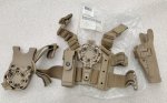 画像1: 米軍実物 BLACKHAWK LEG HOLSTER U.S.M.C 官給品 ホルスター (1)