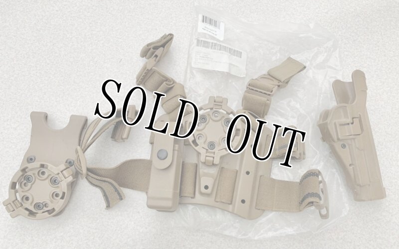 画像1: 米軍実物 BLACKHAWK LEG HOLSTER U.S.M.C 官給品 ホルスター (1)