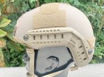 画像5: 米軍実物 OPS-CORE バリスティック  HIGH CUT ヘルメット タン　S/M  (5)