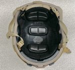 画像12: 米軍実物 OPS-CORE バリスティック  HIGH CUT ヘルメット タン　S/M  (12)