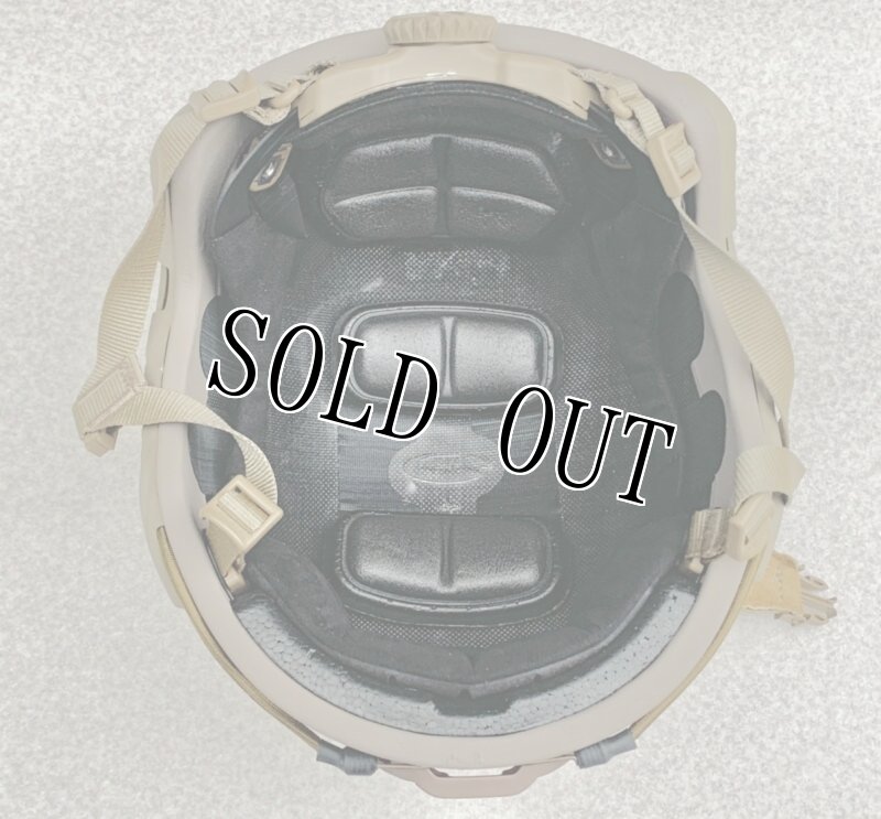 画像12: 米軍実物 OPS-CORE バリスティック  HIGH CUT ヘルメット タン S/M  (12)