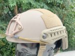 画像1: 米軍実物 OPS-CORE バリスティック  HIGH CUT ヘルメット タン　S/M  (1)
