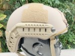 画像3: 米軍実物 OPS-CORE バリスティック  HIGH CUT ヘルメット タン　S/M  (3)