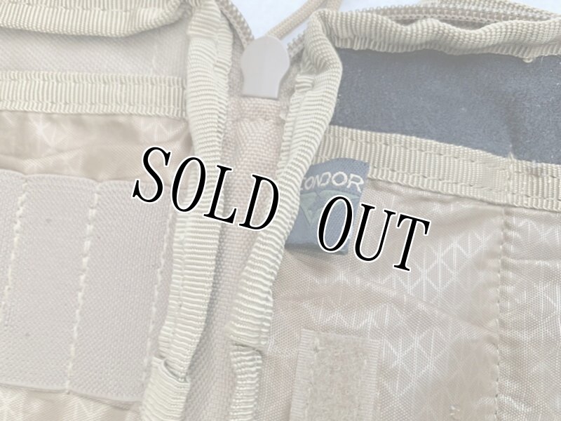 画像5: 米軍放出品 CONDOR ポケット ポーチ コヨーテ  (5)