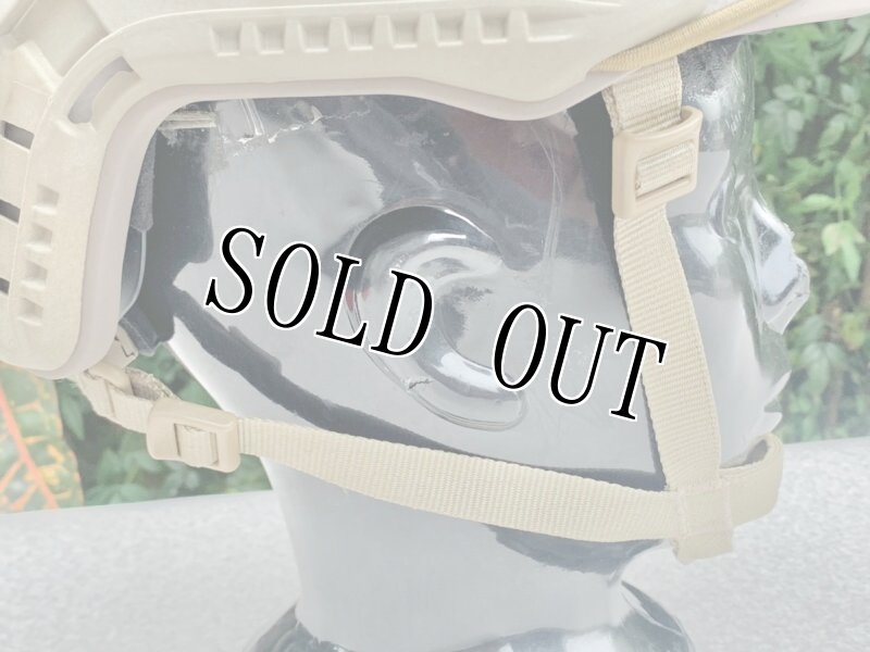 画像9: 米軍実物 OPS-CORE バリスティック  HIGH CUT ヘルメット タン S/M  (9)