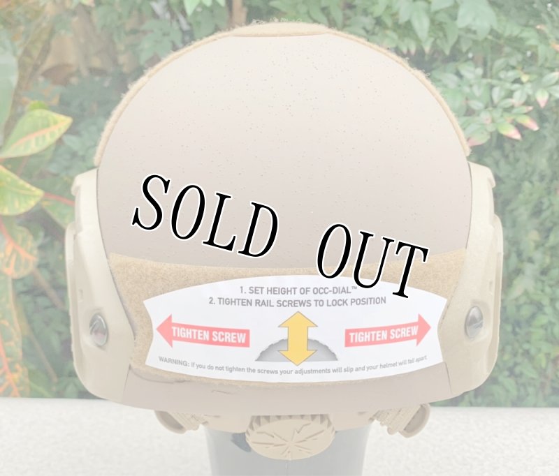 画像4: 米軍実物 OPS-CORE バリスティック  HIGH CUT ヘルメット タン S/M  (4)