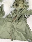 画像4: 米軍実物 HOOD WINTER W/SYNTHETIC FUR RUFF (4)