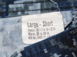 画像4: 米海軍実物　US NAVY,　迷彩パンツ 　LARGE-SHORT (4)