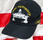 画像1: 米軍放出品　USNS VICTORIOUS 　キャップ　 (1)