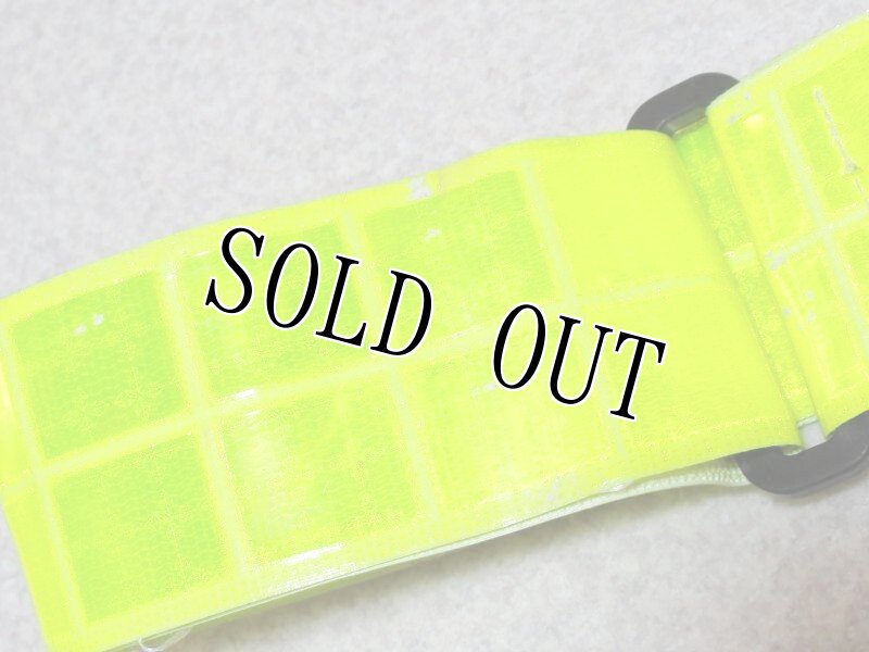 画像2: 米軍放出品  ジョガライト高強度反射 リフレクション ベルト　イエロー 3本セット (2)