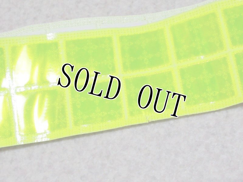 画像3: 米軍放出品  ジョガライト高強度反射 リフレクション ベルト　イエロー 3本セット (3)