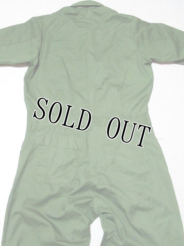 画像4: 米軍実物 カバーオール/つなぎ 44R OD (4)