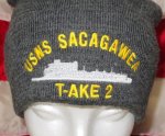 画像2: 米軍放出品　USNS SACAGAWEA T-AKE　2　ワッチキャップ　 (2)