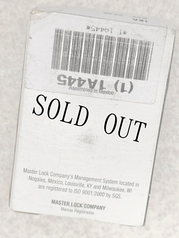 画像4: 米軍放出品 Master Lock 南京錠 垂直シャックルクリアランス15/16インチ (4)