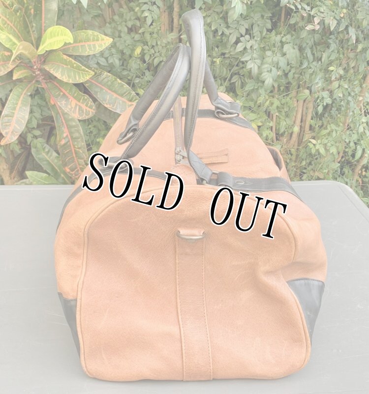 画像2: 米海兵隊放出品 USMC  レザー ボストンバッグ  (2)