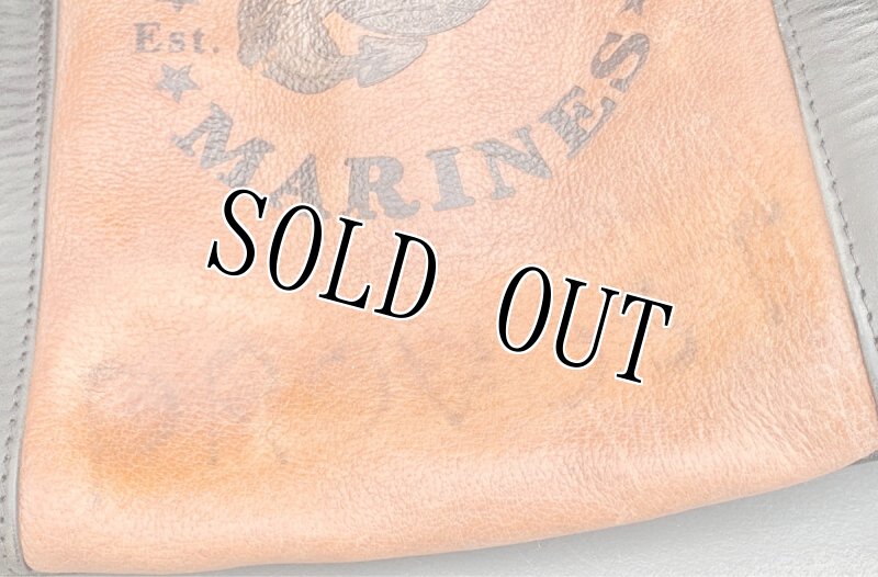 画像14: 米海兵隊放出品 USMC  レザー ボストンバッグ  (14)