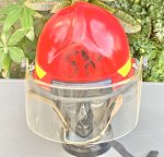 画像4: 米海軍実物 Bullard U.S.NAVY ファイヤーマン 消防士 ヘルメット LEDライト  (4)