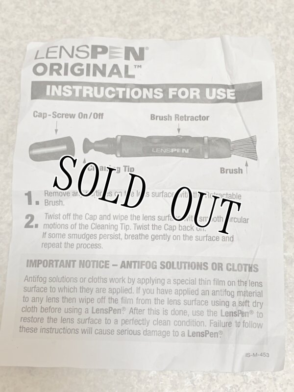 画像5: 米軍実物 精密機器 LENS PEN レンズ クリナー (5)