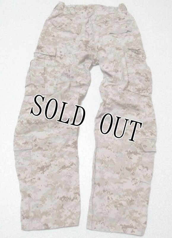 画像2: 米軍実物 USMC FROG デザートマーパットコンバットパンツ S-R (2)