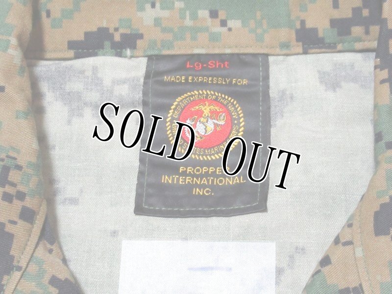 画像4: 米軍実物,USMC　ウッドマーパットジャケット　L-SHORT (4)