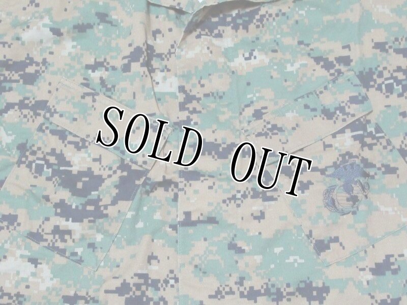 画像2: 米軍実物,USMC　ウッドマーパットジャケット　L-SHORT (2)