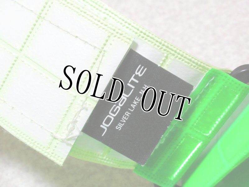 画像2: 米軍放出品  ジョガライト高強度反射 リフレクション ベルト　グリーン (2)