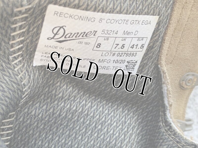 画像10: 米海兵隊実物 DANNER RECKONING 8   USMC HOT EGA ダナーミリタリーブーツ  (10)