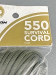 画像2: 米軍放出品 BRICADE QM 550 SURVIVAL CORD 50フィート (2)