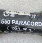 画像3: 米軍放出品 550パラコード SURVIVAL CORD 50フィート (3)