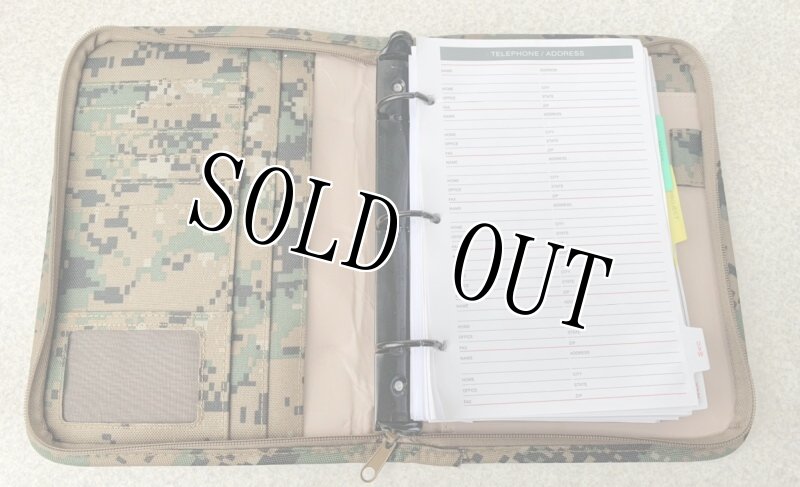 画像3:  海兵隊放出品 USMC システム手帳/バインダー (3)