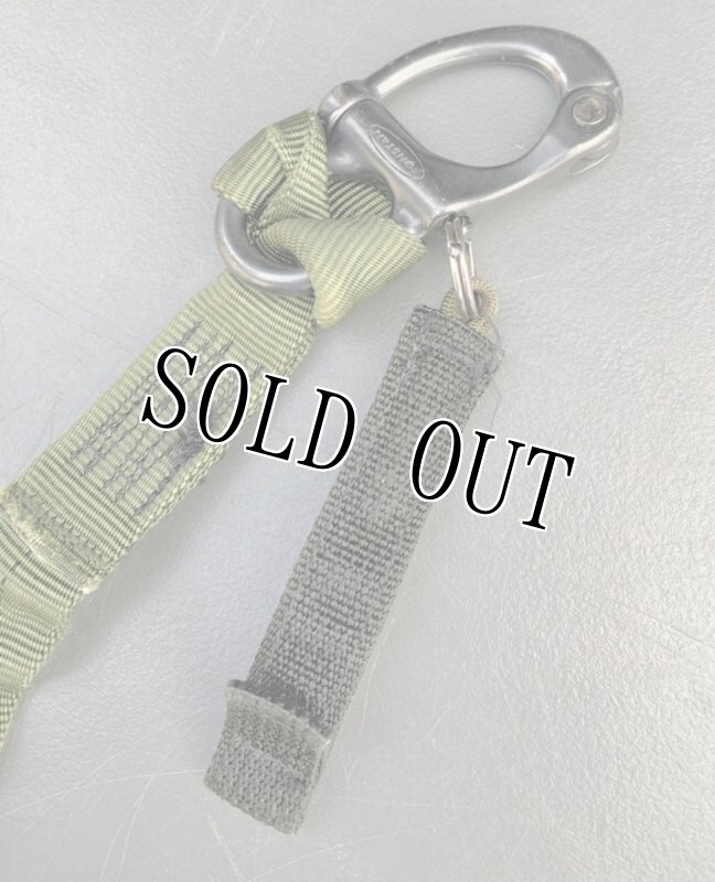 画像3: 米軍放出品 リテンション HELO セーフティ ランヤード (3)