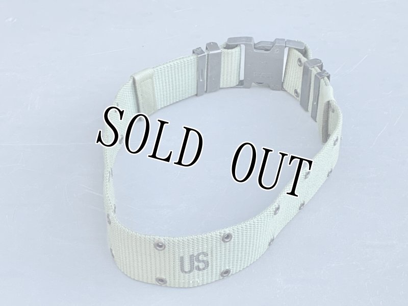 画像2: 米軍実物 LC-2(LC-2A) OD ナイロン・ピストルベルト MEDIUM (2)